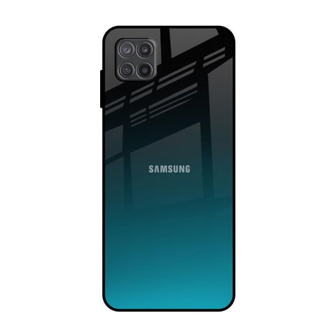 Ultramarine Samsung Galaxy M12 Glass Back Cover Online
