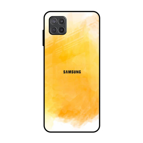 Rustic Orange Samsung Galaxy M12 Glass Back Cover Online