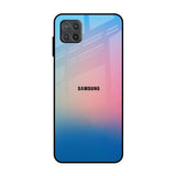 Blue & Pink Ombre Samsung Galaxy M12 Glass Back Cover Online