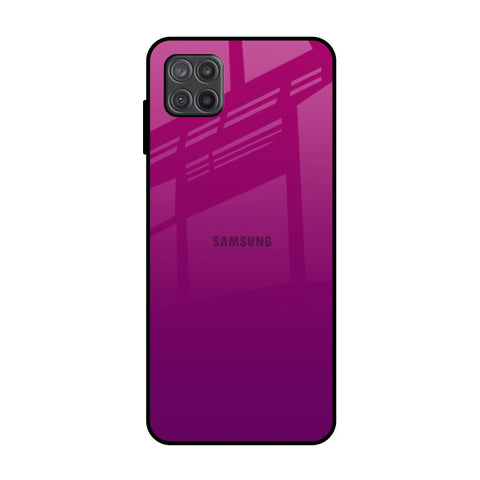 Magenta Gradient Samsung Galaxy M12 Glass Back Cover Online