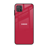 Solo Maroon Samsung Galaxy M12 Glass Back Cover Online