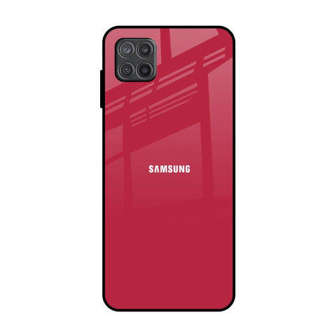 Solo Maroon Samsung Galaxy M12 Glass Back Cover Online