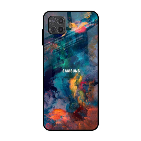 Colored Storm Samsung Galaxy M12 Glass Back Cover Online