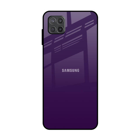 Dark Purple Samsung Galaxy M12 Glass Back Cover Online