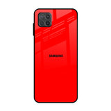 Blood Red Samsung Galaxy M12 Glass Back Cover Online