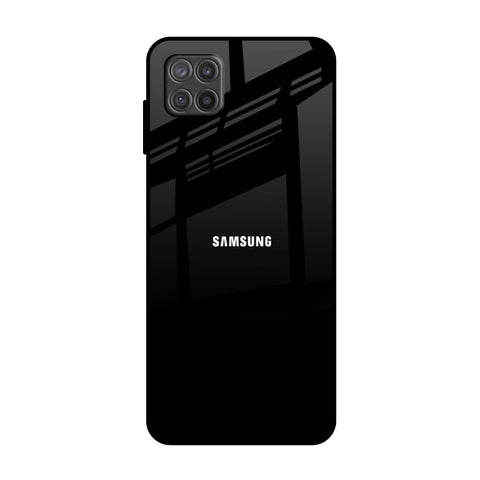 Jet Black Samsung Galaxy M12 Glass Back Cover Online
