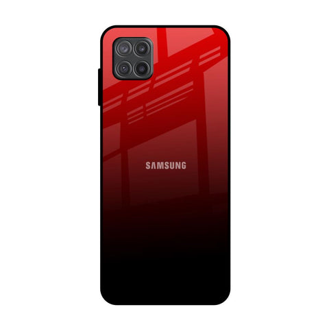 Maroon Faded Samsung Galaxy M12 Glass Back Cover Online