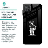 Peace Out Astro Glass Case for Samsung Galaxy M12