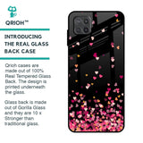 Heart Rain Fall Glass Case For Samsung Galaxy M12