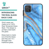 Vibrant Blue Marble Glass Case for Samsung Galaxy M12