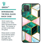 Seamless Green Marble Glass Case for Samsung Galaxy M12