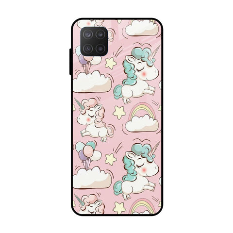 Balloon Unicorn Samsung Galaxy M12 Glass Cases & Covers Online