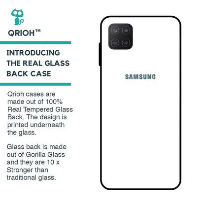 Arctic White Glass Case for Samsung Galaxy M12