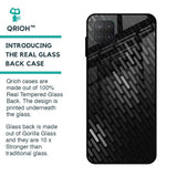 Dark Abstract Pattern Glass Case For Samsung Galaxy M12