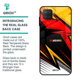 Race Jersey Pattern Glass Case For Samsung Galaxy M12