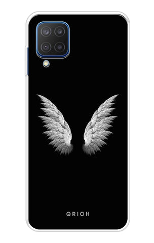 White Angel Wings Samsung Galaxy M12 Back Cover