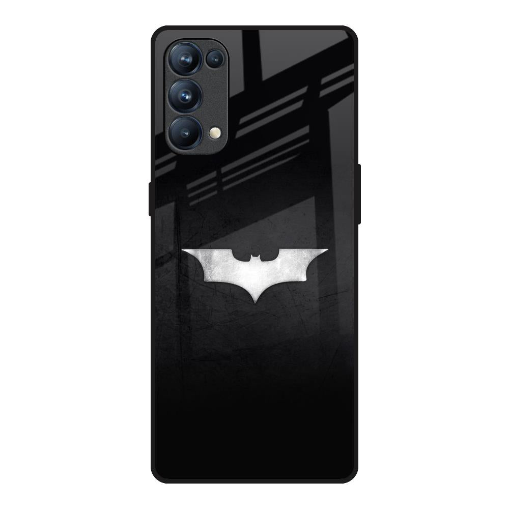 Super Hero Logo Oppo Reno5 Pro Glass Back Cover Online