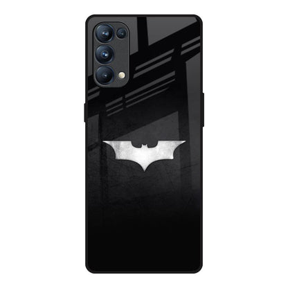 Super Hero Logo Oppo Reno5 Pro Glass Back Cover Online