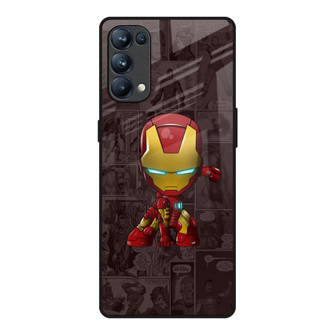 Angry Baby Super Hero Oppo Reno5 Pro Glass Back Cover Online