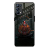 Lord Hanuman Animated Oppo Reno5 Pro Glass Back Cover Online