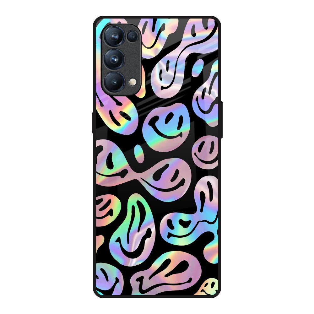 Acid Smile Oppo Reno5 Pro Glass Back Cover Online