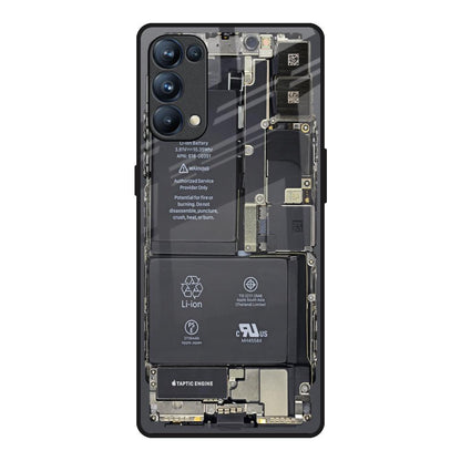 Skeleton Inside Oppo Reno5 Pro Glass Back Cover Online