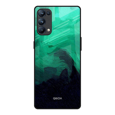Scarlet Amber Oppo Reno5 Pro Glass Back Cover Online