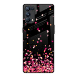 Heart Rain Fall Oppo Reno5 Pro Glass Back Cover Online