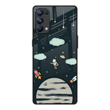 Astronaut Dream Oppo Reno5 Pro Glass Back Cover Online