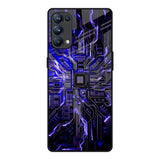 Techno Color Pattern Oppo Reno5 Pro Glass Back Cover Online