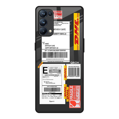 Cool Barcode Label Oppo Reno5 Pro Glass Back Cover Online