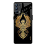 Mythical Phoenix Art Oppo Reno5 Pro Glass Back Cover Online