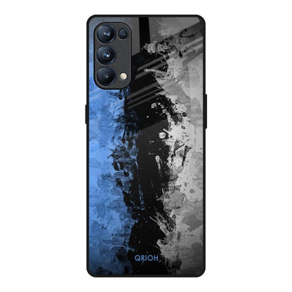 Dark Grunge Oppo Reno5 Pro Glass Back Cover Online
