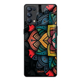 Retro Gorgeous Flower Oppo Reno5 Pro Glass Back Cover Online