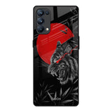 Red Moon Tiger Oppo Reno5 Pro Glass Back Cover Online