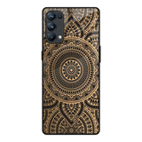 Luxury Mandala Oppo Reno5 Pro Glass Back Cover Online