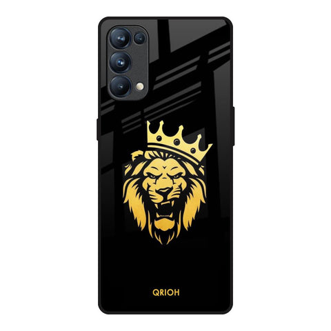 Lion The King Oppo Reno5 Pro Glass Back Cover Online