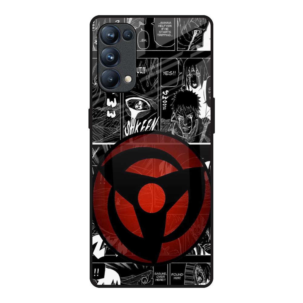 Sharingan Oppo Reno5 Pro Glass Back Cover Online