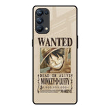 Luffy Wanted Oppo Reno5 Pro Glass Back Cover Online