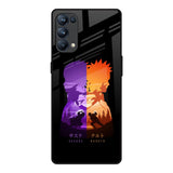 Minimalist Anime Oppo Reno5 Pro Glass Back Cover Online