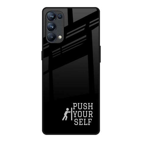 Push Your Self Oppo Reno5 Pro Glass Back Cover Online