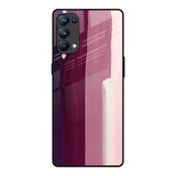 Brush Stroke Art Oppo Reno5 Pro Glass Back Cover Online