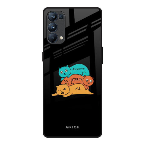 Anxiety Stress Oppo Reno5 Pro Glass Back Cover Online