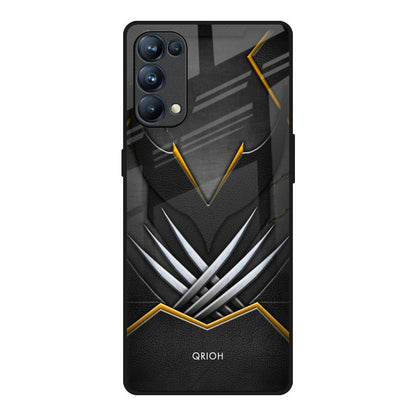 Black Warrior Oppo Reno5 Pro Glass Back Cover Online