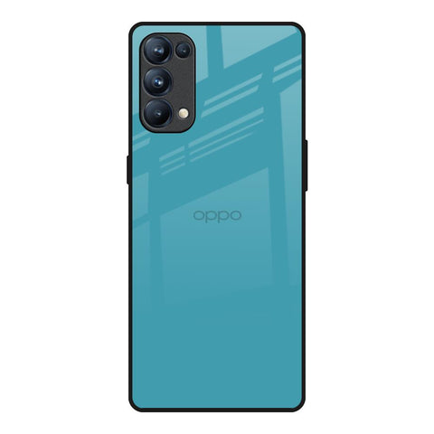 Oceanic Turquiose Oppo Reno5 Pro Glass Back Cover Online