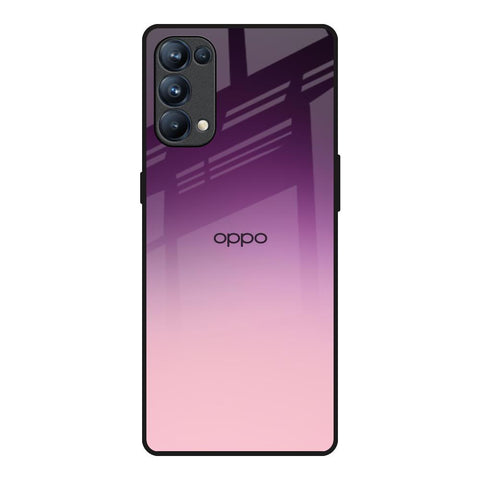 Purple Gradient Oppo Reno5 Pro Glass Back Cover Online