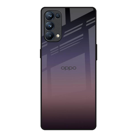 Grey Ombre Oppo Reno5 Pro Glass Back Cover Online