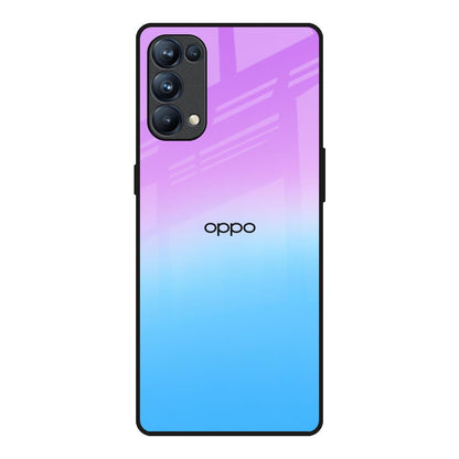 Unicorn Pattern Oppo Reno5 Pro Glass Back Cover Online