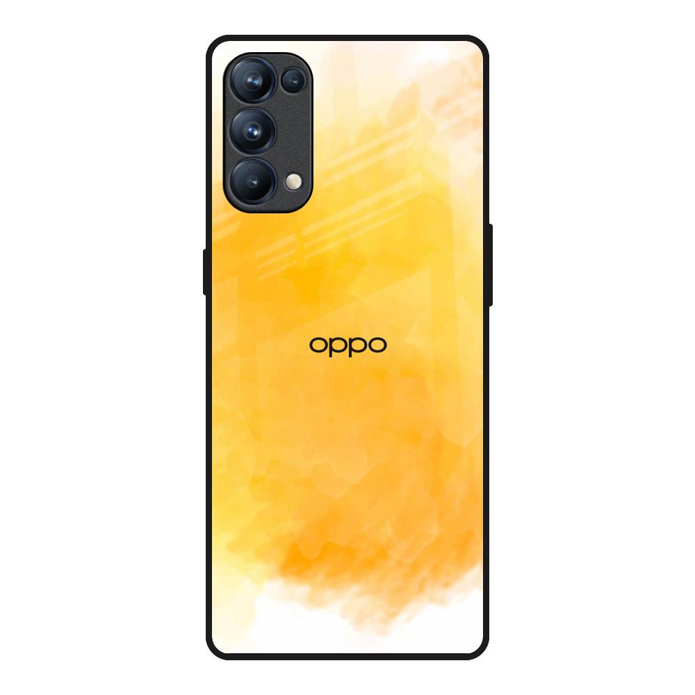 Rustic Orange Oppo Reno5 Pro Glass Back Cover Online