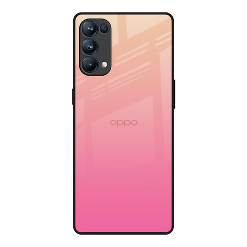Pastel Pink Gradient Oppo Reno5 Pro Glass Back Cover Online